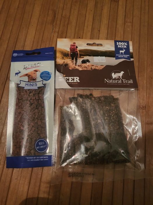 Zestaw przysmaków dla psa alergika smak jelenia