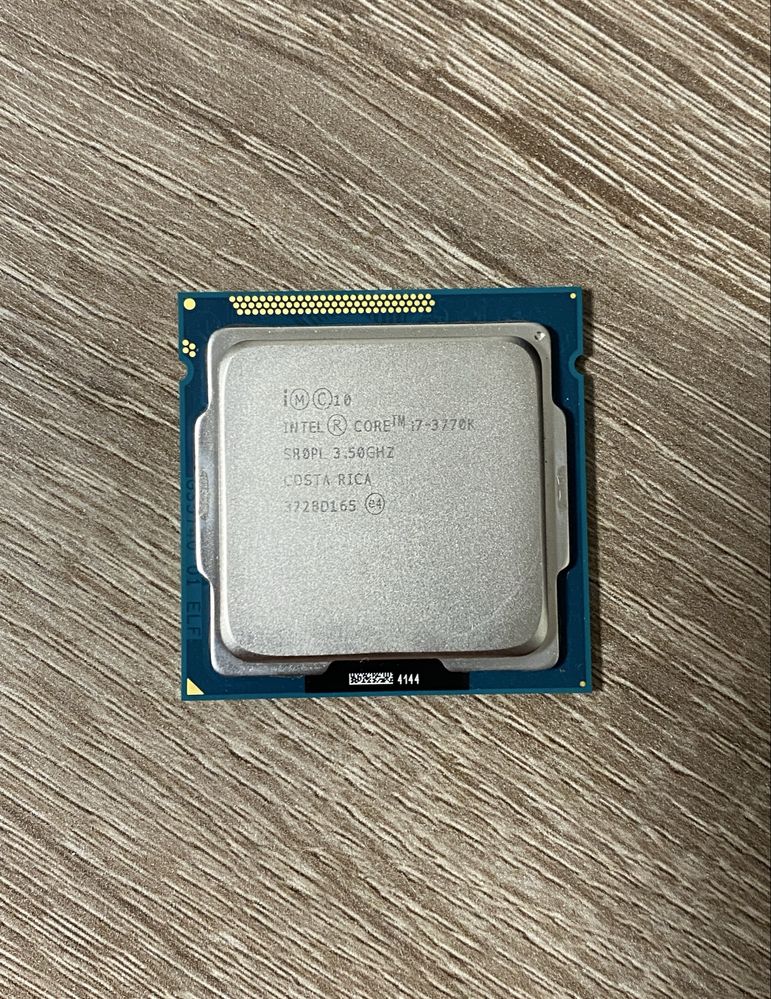 Процессор intel core i7 3770k 4 ядра 8 потоков 3.9 Ггц частота идеал