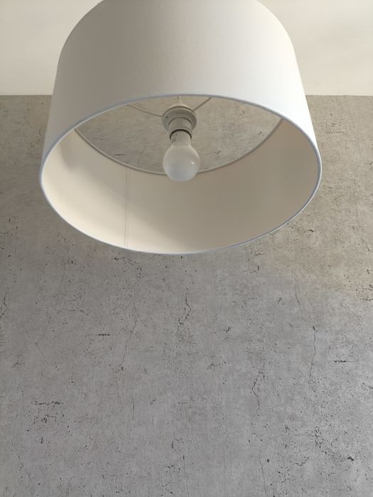 Lampa wisząca materiałowa kinkiet lampka