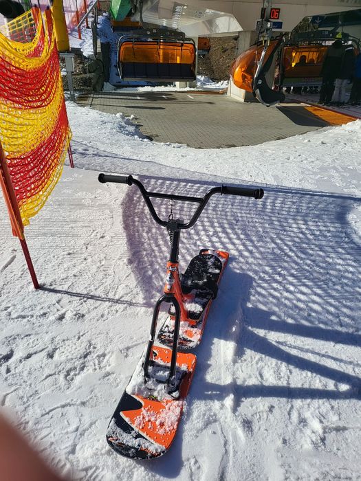 Snow scoot po serwisie stan bdb(nie skki trike nie snowboar narty)
