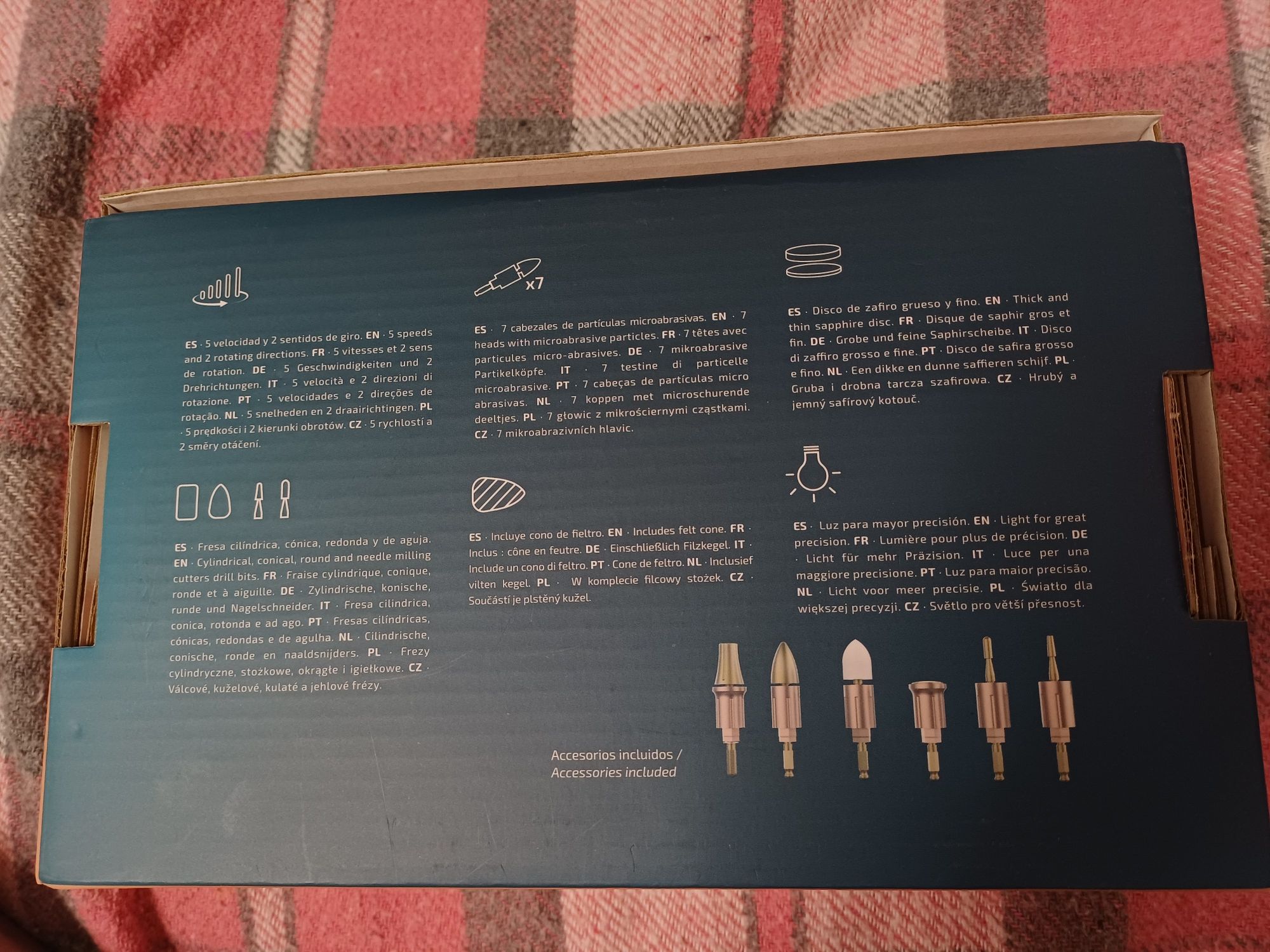 Набір для манікюра та педікюра CECOTEC Bamba PinkyCare 700 Perfect