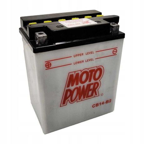 Akumulator motocyklowy Moto Power CB14-B2 YB14-B2 12V 14Ah 190A EN L+