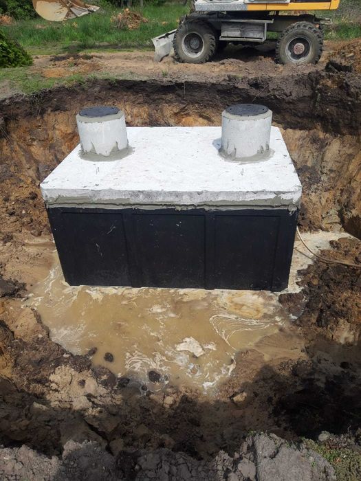 Szambo z WYKOPEM Zbiornik Betonowy Zbiorniki na Szamba Wodę Deszczówkę