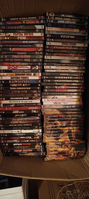 Filmy dvd szt 10zl  670szt