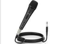 Przewodowy mikrofon dynamiczny tonor k1 kabel xlr 5 m jack 6 35 mm