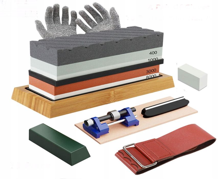 Kamienie Do Ostrzenia Noży Ostrzałka Osełka Profesjonalny Zestaw Do No
