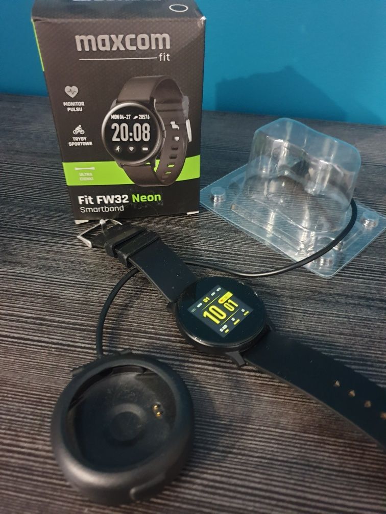 Zegarek SmartWatch maxcom FW32 Neon Czarny