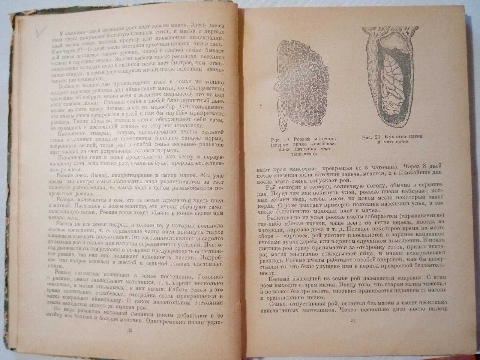 Книга О. М. Ковалев Догляд за бджолами 1954