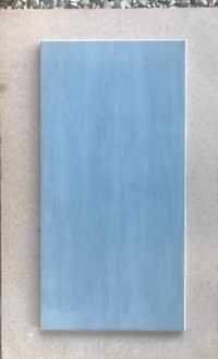 Płytka ścienna niebieska wymiary 25 x 50 cm