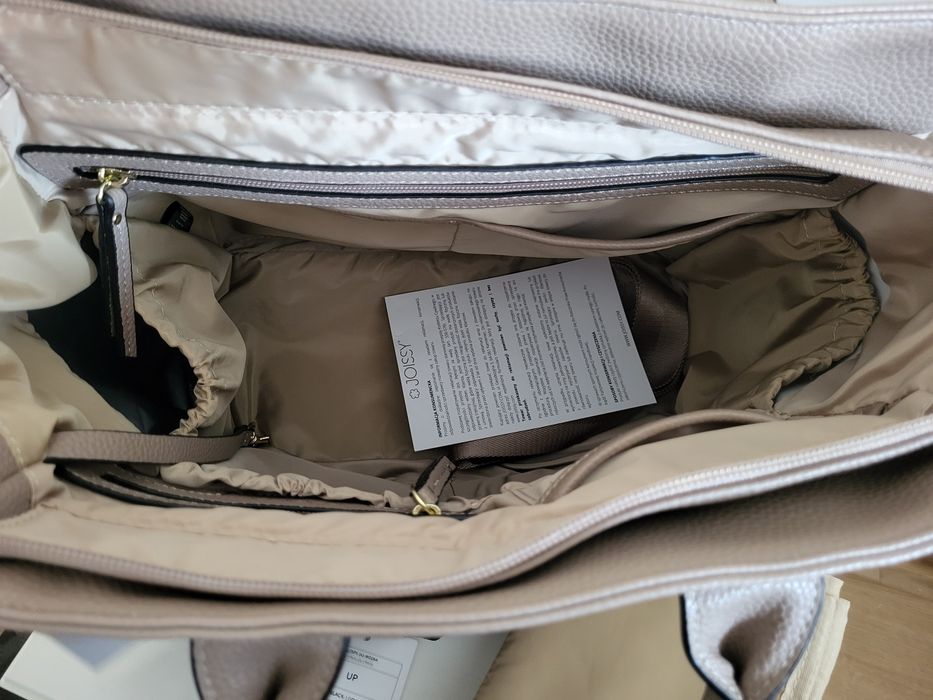 Torba dla mamy Gina, kolor Aspen (beż), torba do wózka