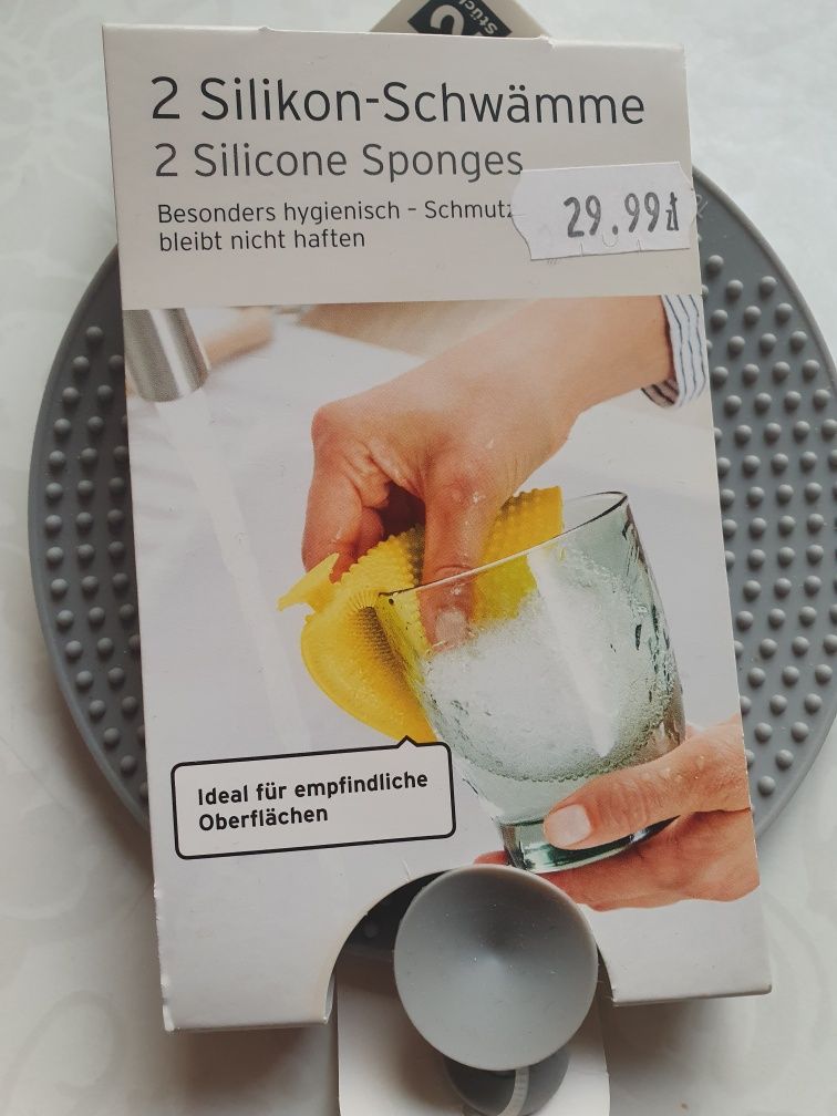 Silikonowa gąbka 1 sztuka Tchibo