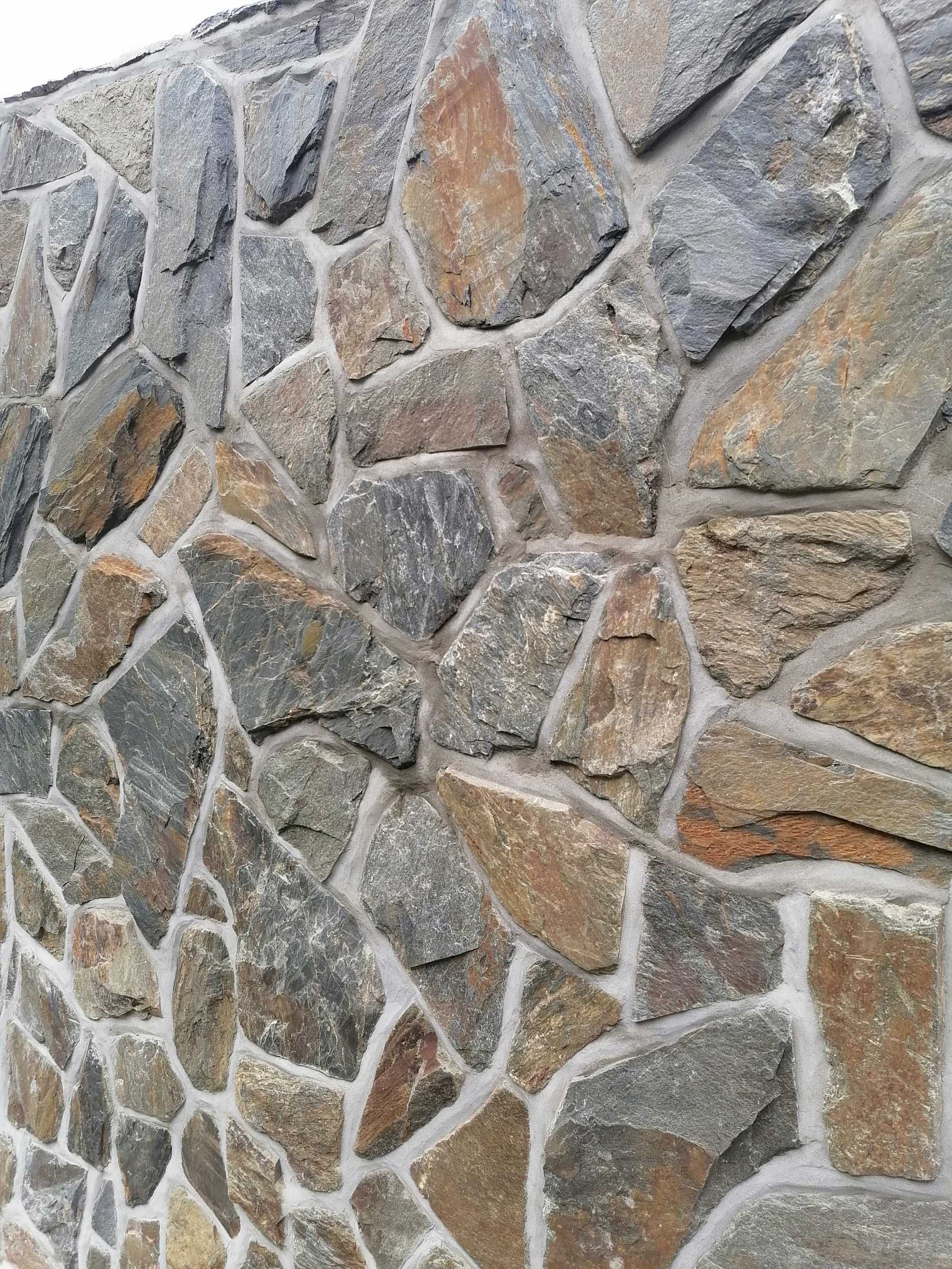 Kamień dekoracyjny łupek szarogłazowy elewacyjny na elewację gr 1-3 cm