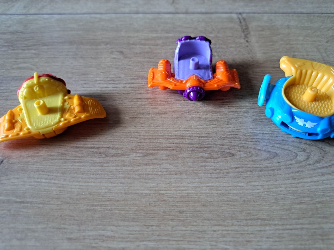 Super Zings 2 srebrne figurki plus 3 pojazdy