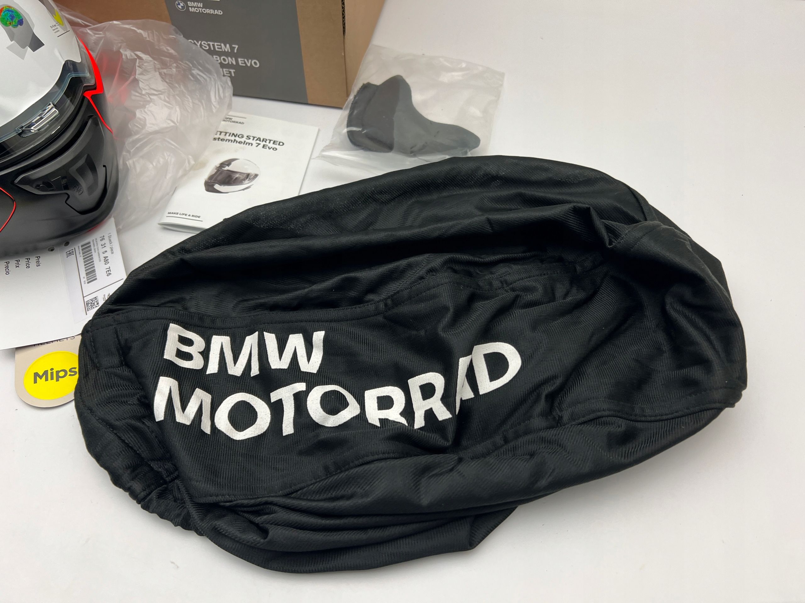 BMW System 7 Carbon Evo Kask Motocyklowy Bash oryginał Oem l Nowy