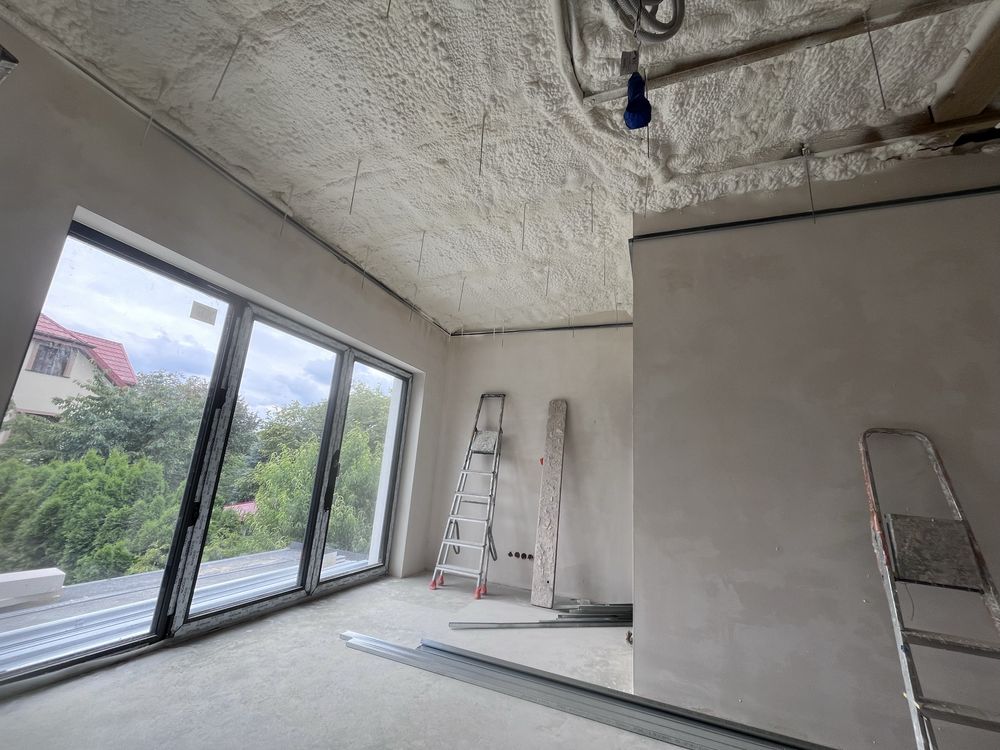 Ocieplenie  poddasza piana pur izolacja piana pur piana pur