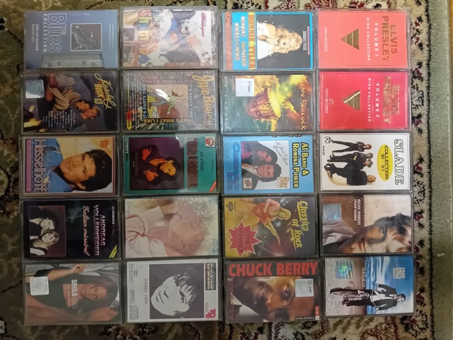 Kasety Magnetofonowe, Zestaw #11, 20 Sztuk, Wyprzedaż Kolekcji OKAZJA!