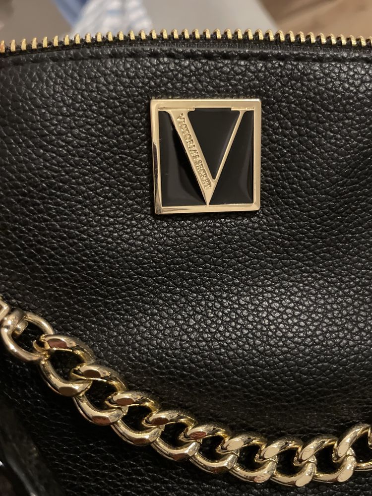 Nowa torebka czarna skórzana Victoria’ s Secret