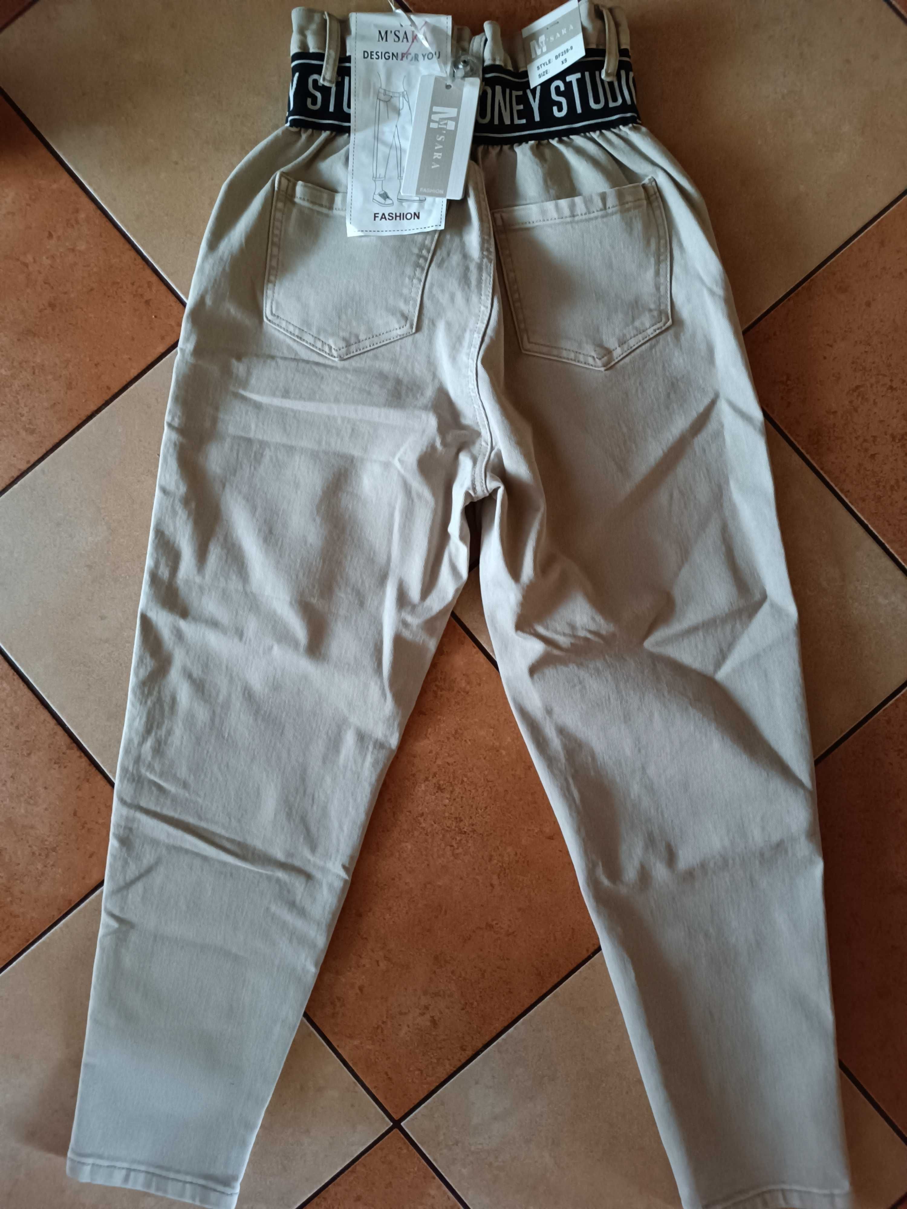 Spodnie dżinsowe nowe rozmiar S-M