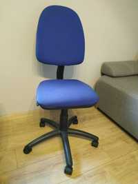 krzesło biurowe obrotowe niebieskie