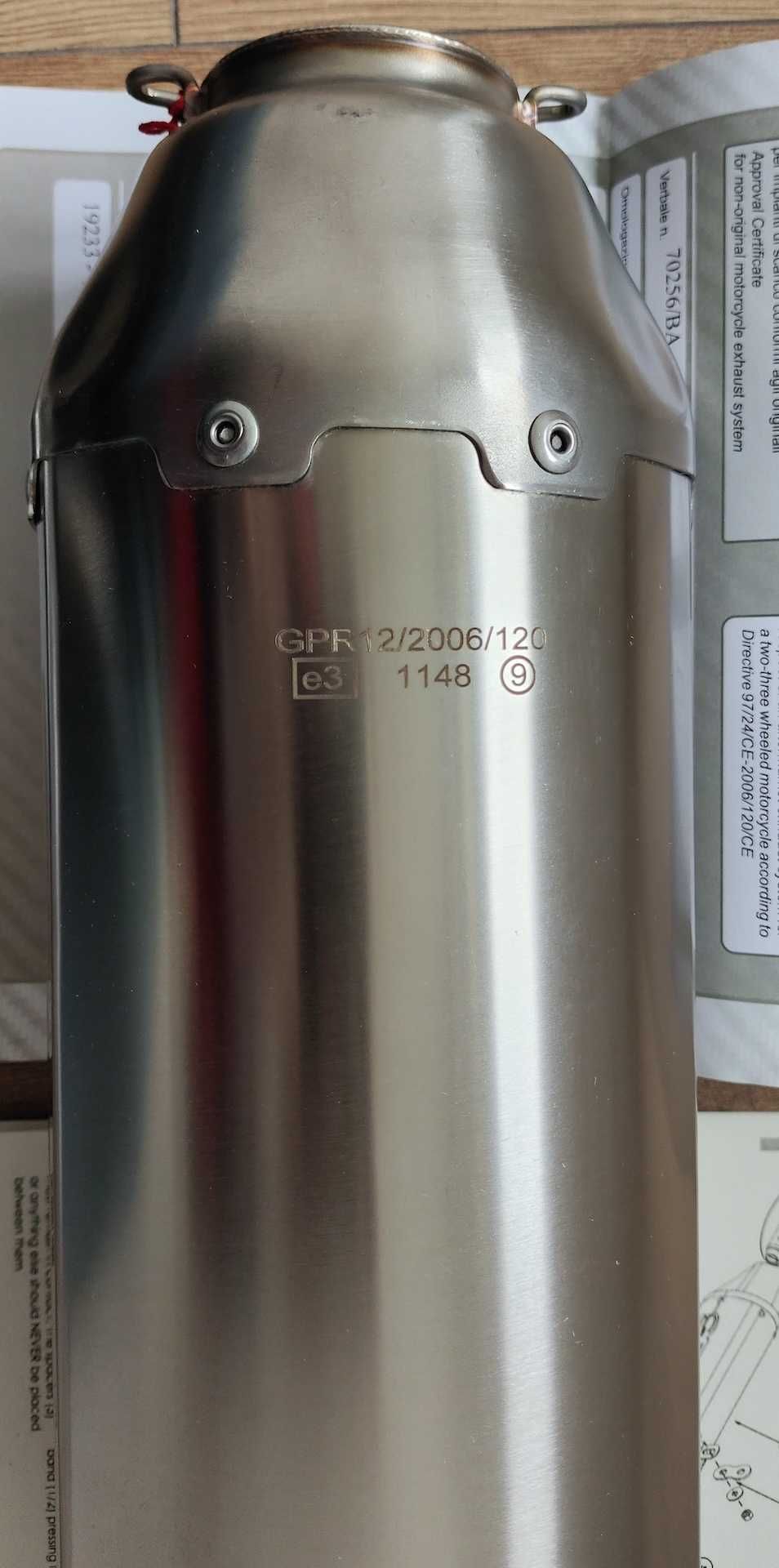 Tłumik układ wydechowy GPR Yamaha Yzf R6 2006/2016 homologacja