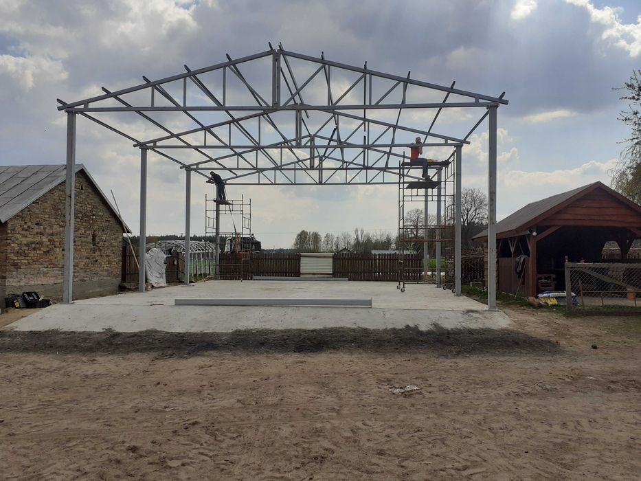 Konstrukcja Stalowa 12x20x4.Certyfikat ZKP