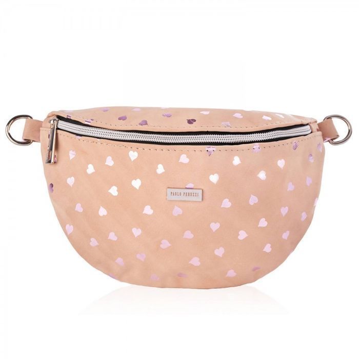 Młodzieżowa skórzana saszetka na pas Paolo Peruzzi Z-15-SR
