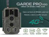 Câmera GardePro X60 aplicação para telemóvel c/bateria e painel solar