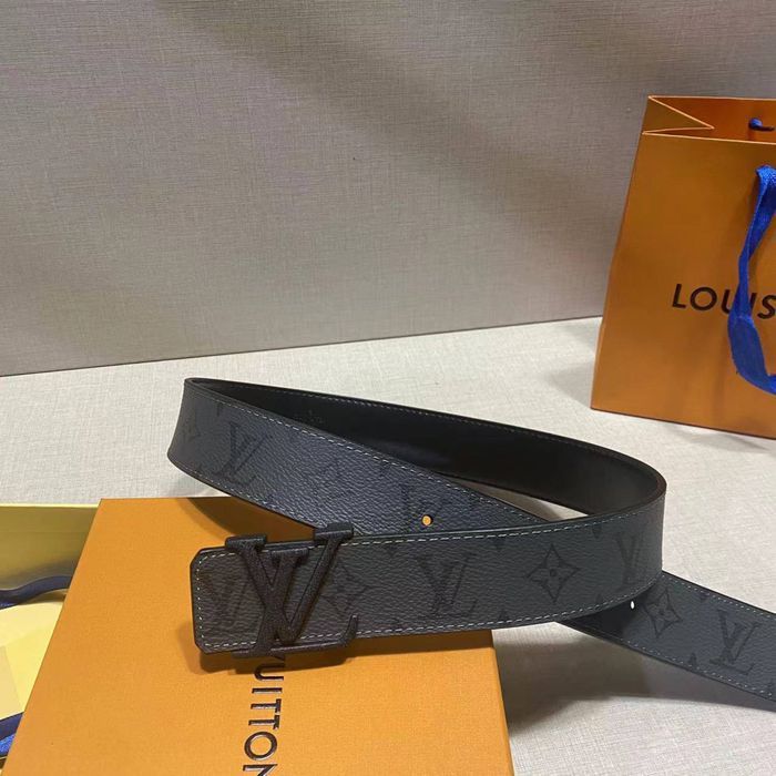 Мужской ремень Louis Vuitton чоловічий ремінь луі в подарочном наборе