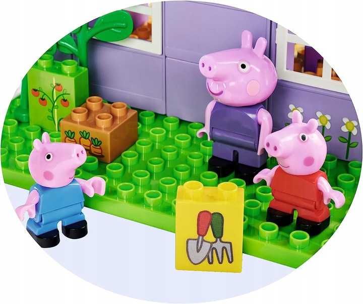 Domek świnka peppa Klocki konstrukcyjne  BIG jak lego dla dzieci