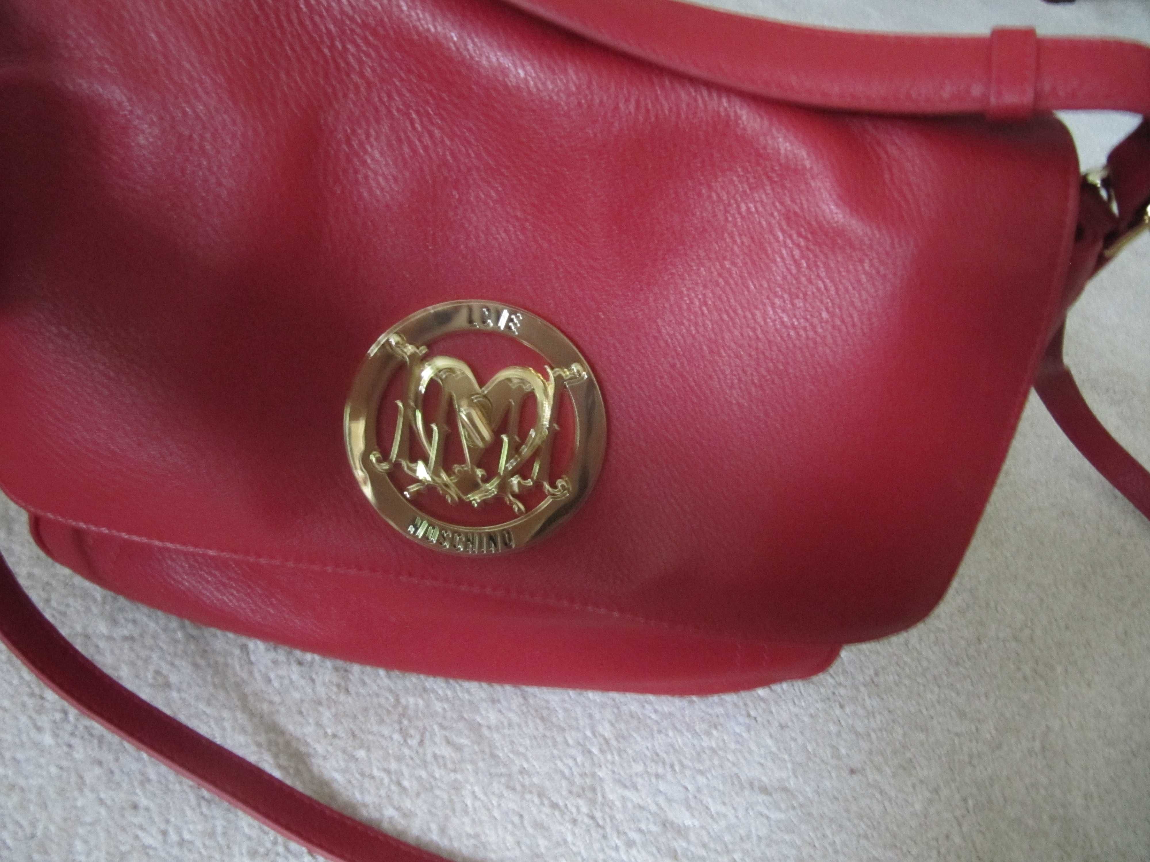 Torebka skórzana LOVE MOSCHINO - oryginalna
