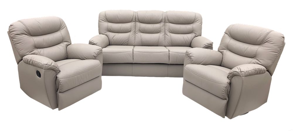 Komplet wypoczynkowy skórzany DALLAS