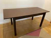 Stół rozłożony 170x75, złożony 130x75cm