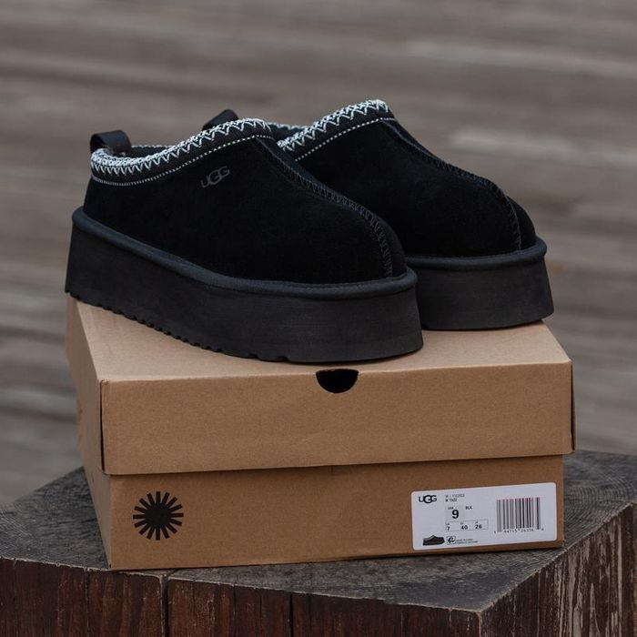 Зимові черевики Ugg Tazz platform black, ugg блек жіночі 36-41