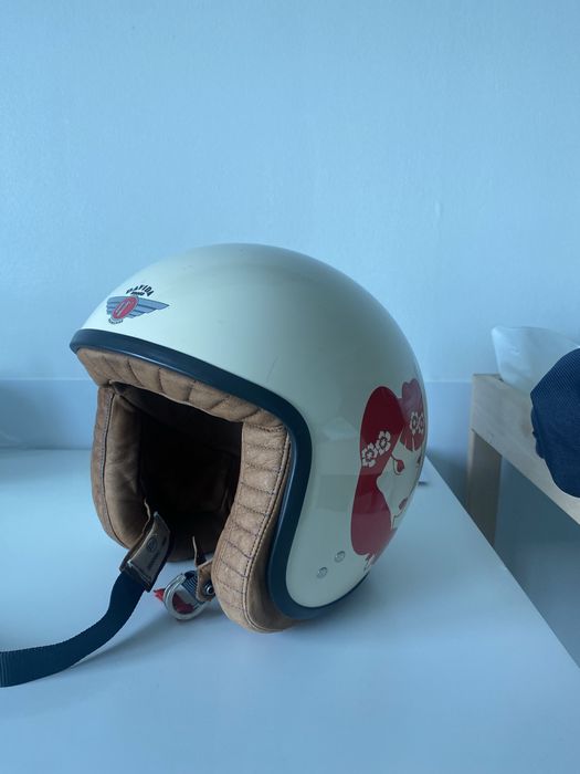 Capacete davida branco