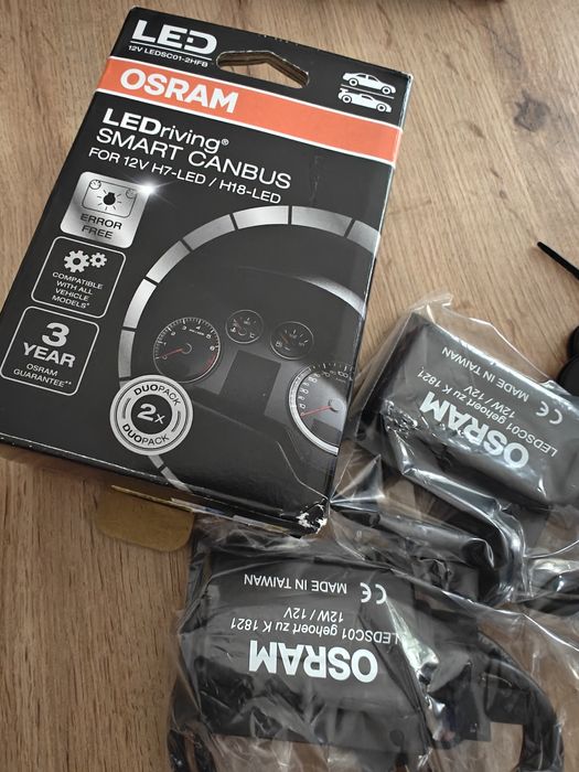 Osram Canubs LED Error Canceler USUWANIE BŁĘDU do żarówek H7 2 sztuki
