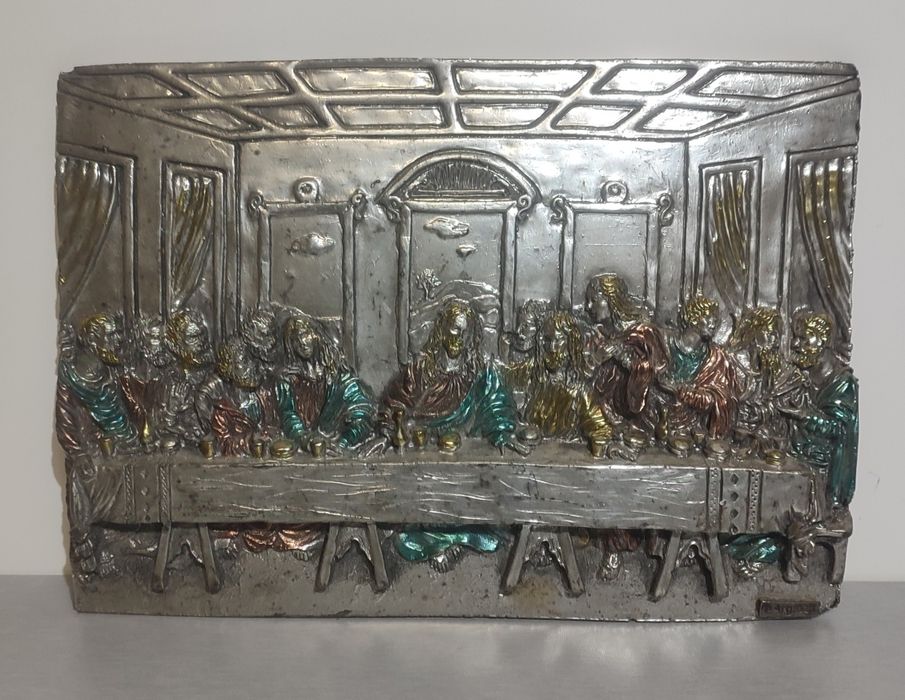Santa Ceia Banho de Prata 925