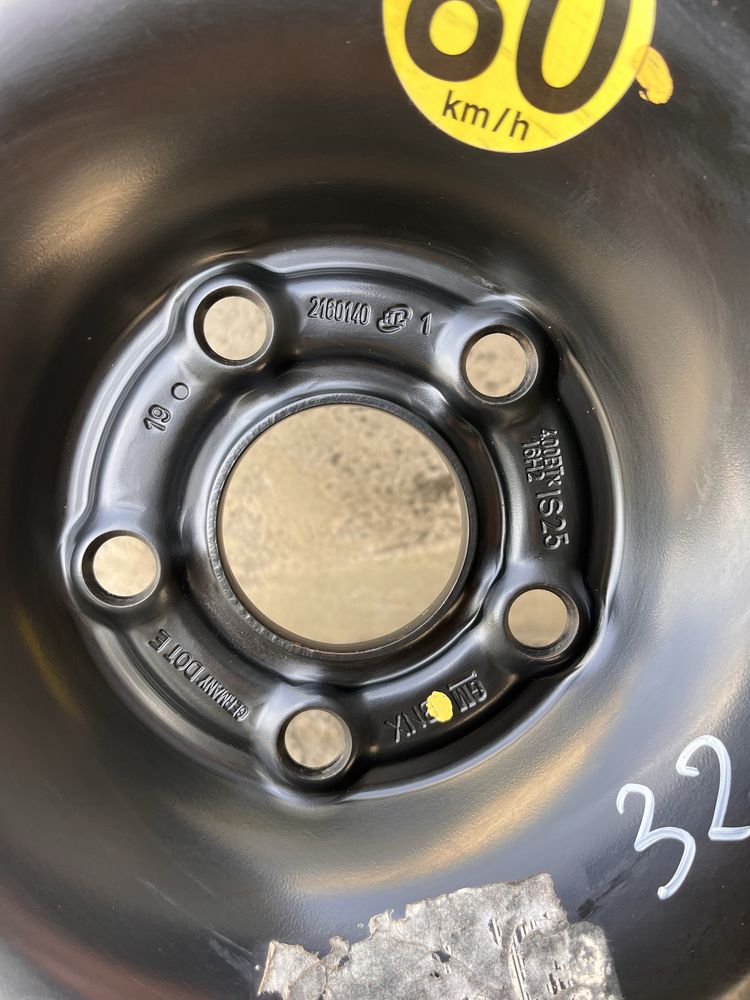 Докатка запаска запасне колесо R16 5x105 115/70 Opel Astra Cruze Volt