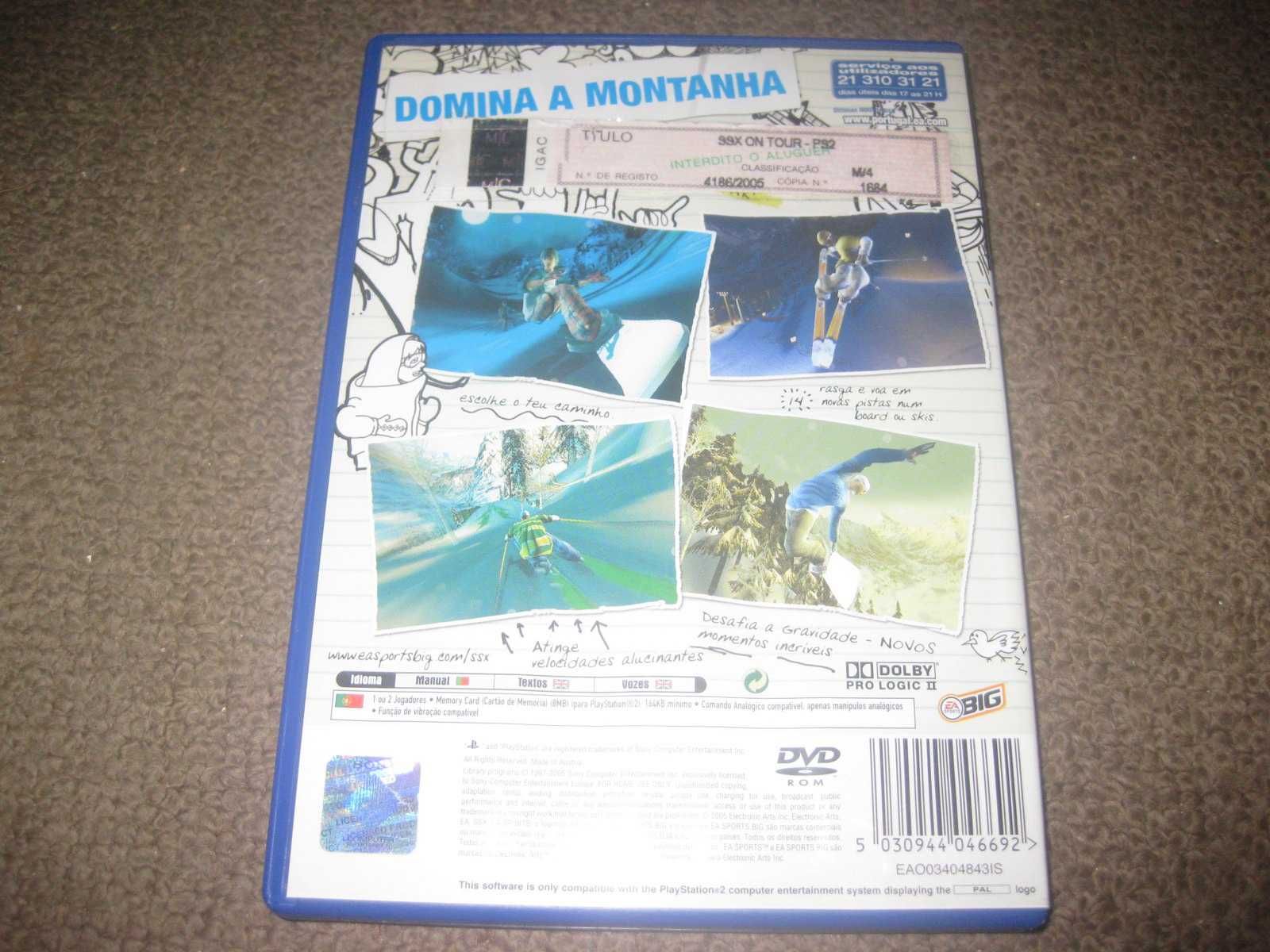 Jogo "SSX on Tour" PS2/Completo!