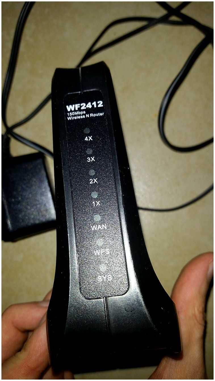 Netis WF2412 Bezprzewodowy Router 2.4GHz 150Mbps 4-Port WPS WiFi WLan
