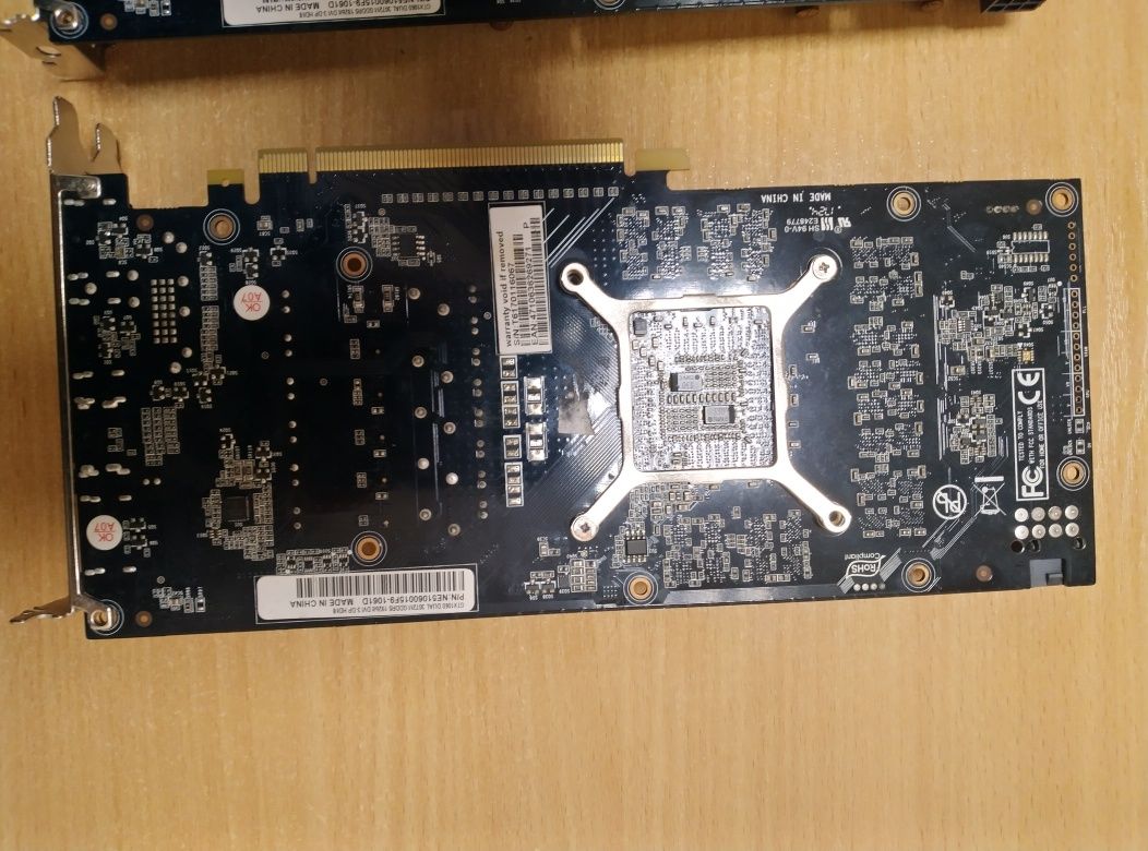 Продам три не працюючі відеокарти Palit GTX 1060 3 Gb одним лотом.
