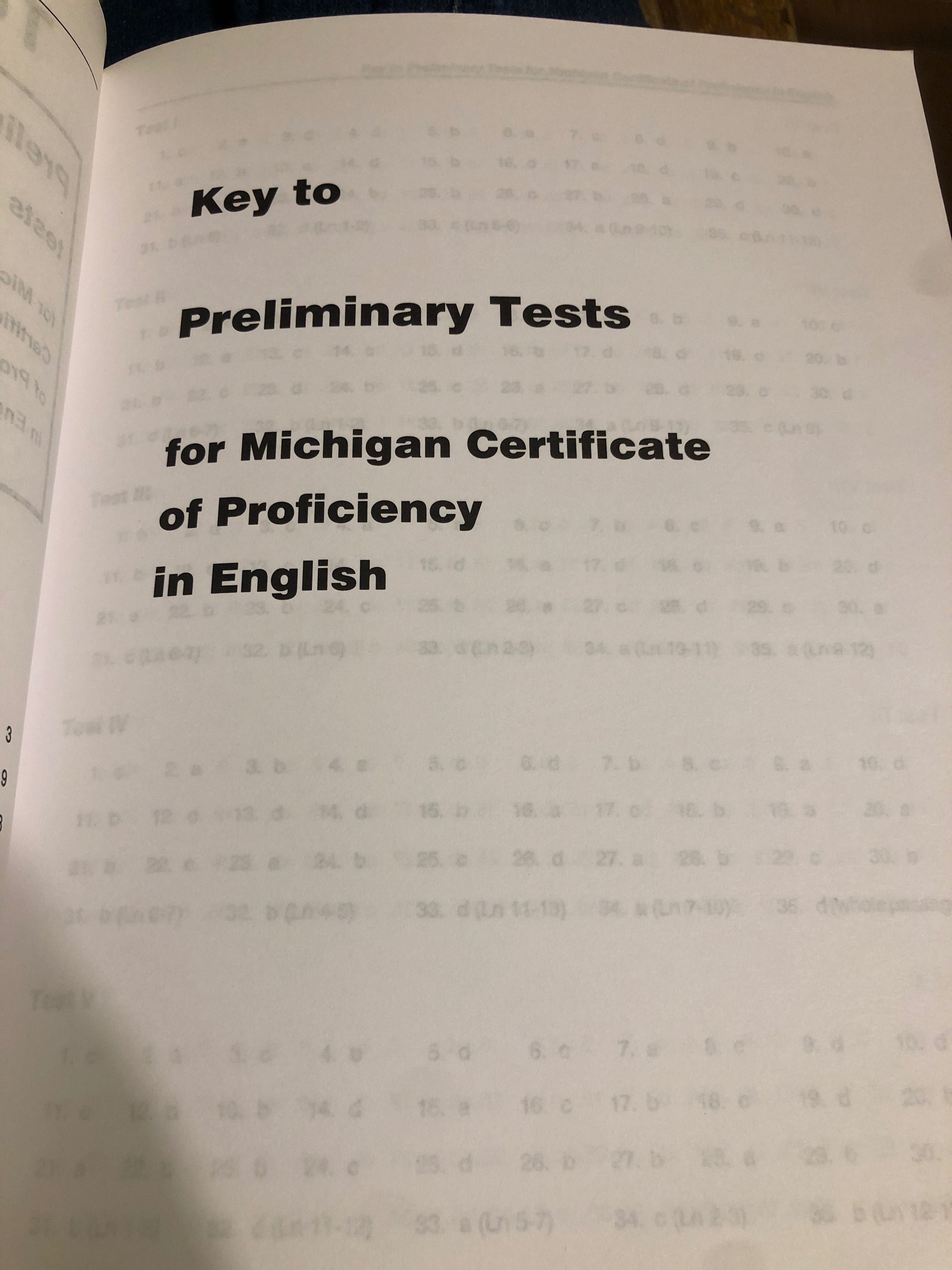 Finał Tests for Michigan Certif.of Prof. TB 1 i 2 + kasety gratis