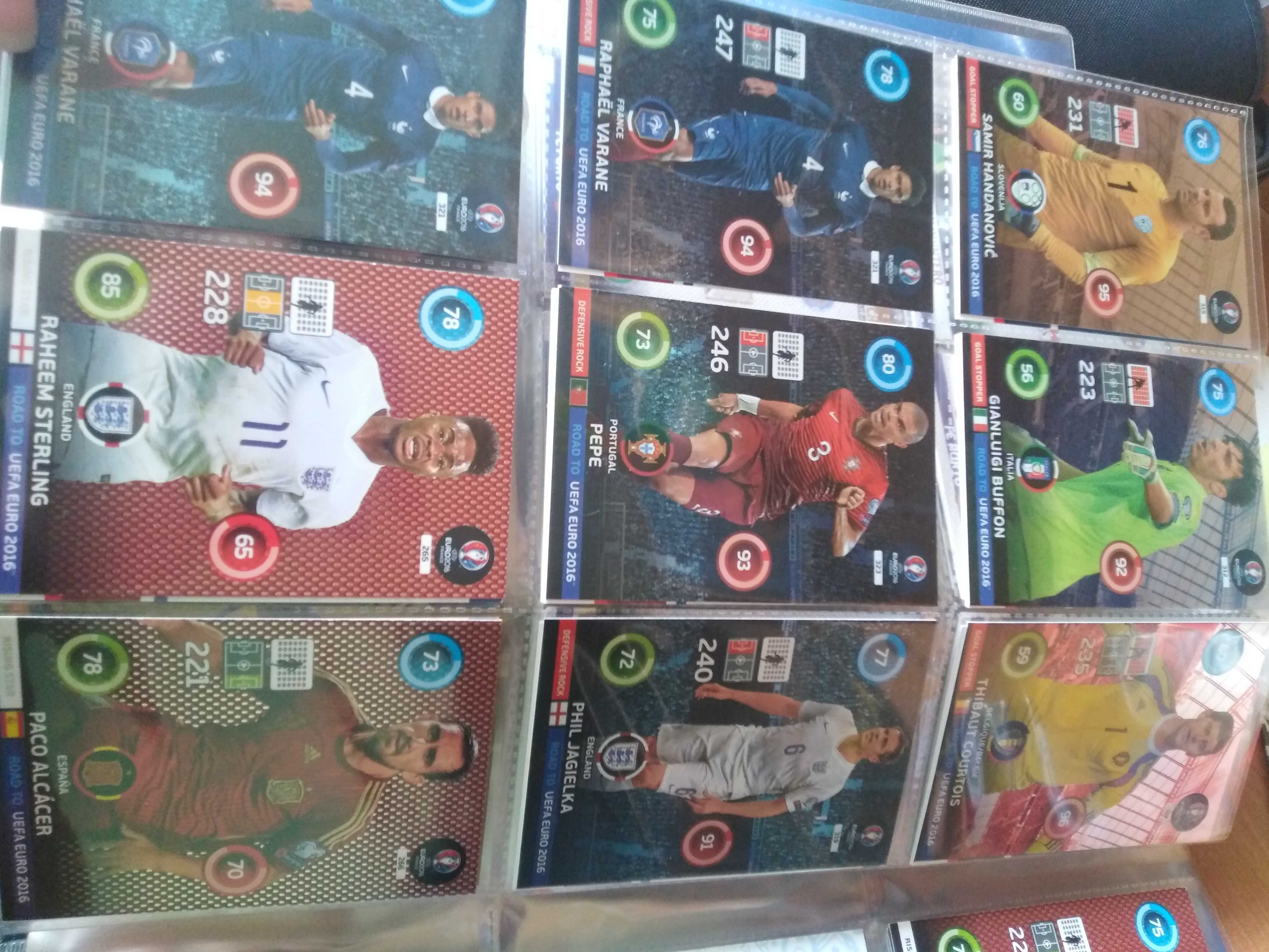 Karty piłkarskie Panini / Topps