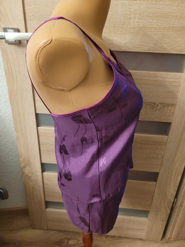 Fioletowy komplet nowy piżama