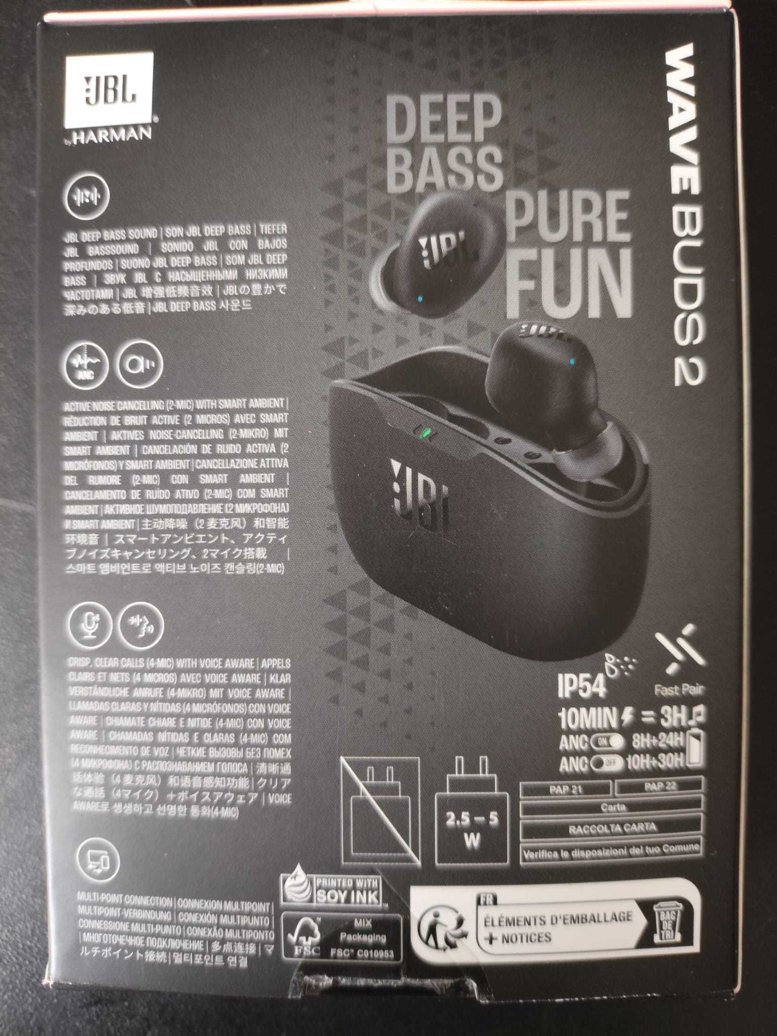 Auriculares Bluetooth - JBL BUDS 2 - c/ garantia
