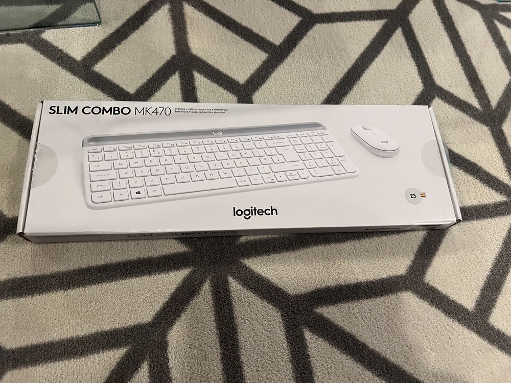 Logitech MK470 (teclado e rato sem fios),  branco