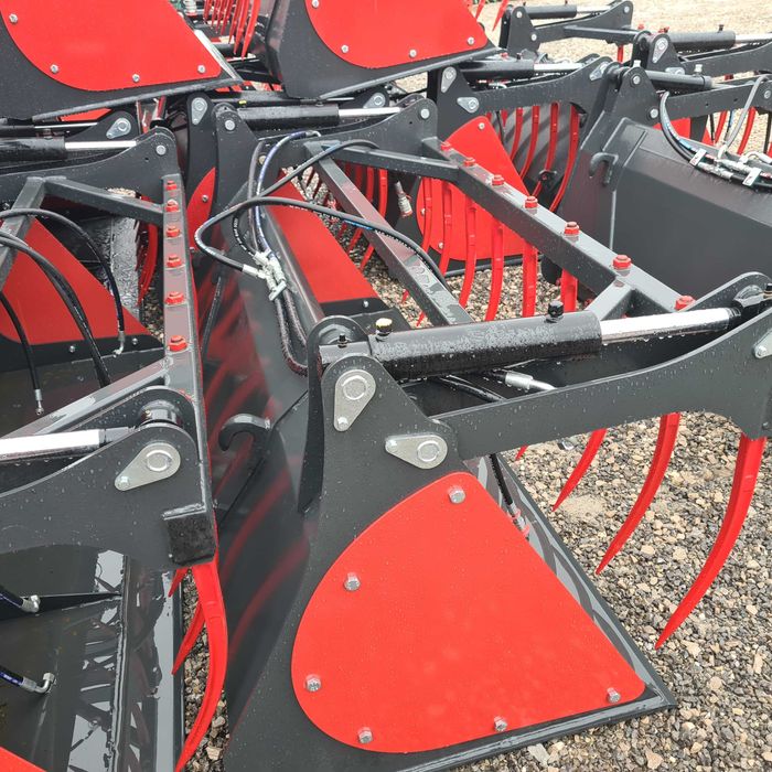 ŁYŻKO-KROKODYL widły do obornika od 105>240cm euro/sms/mx/MANITOU/JCB