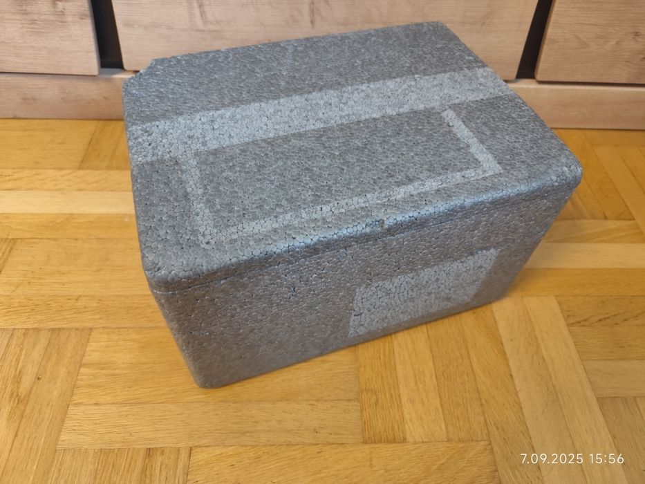 2 szt. Styrobox pojemnik styropianowy izotermiczny 37x28x20cm