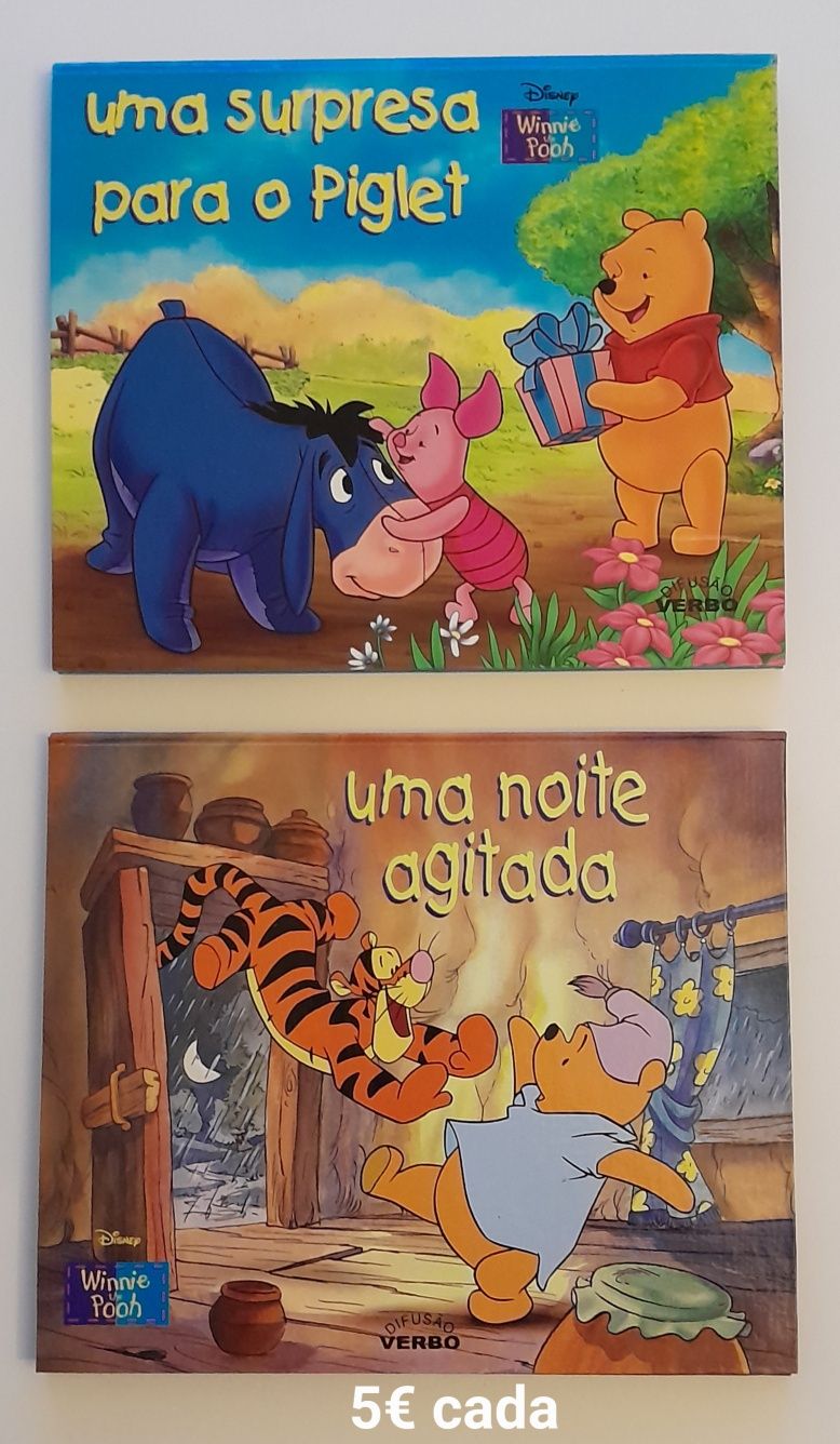 Livros infantis variados