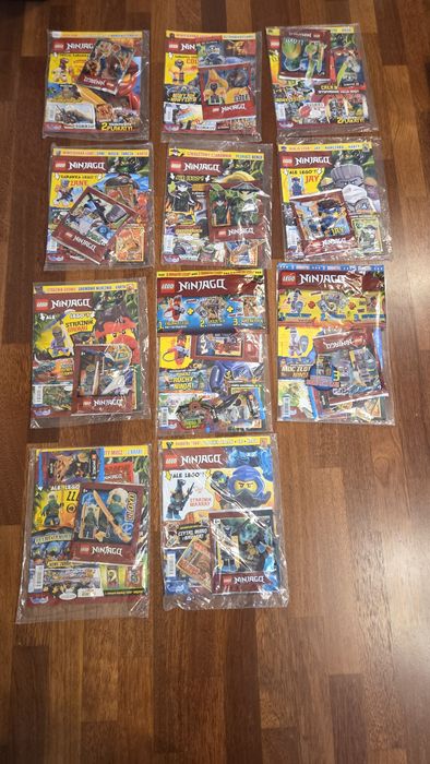 Ninjago gazetka  unikaty warte 440zł za 18zł sztuka!ł