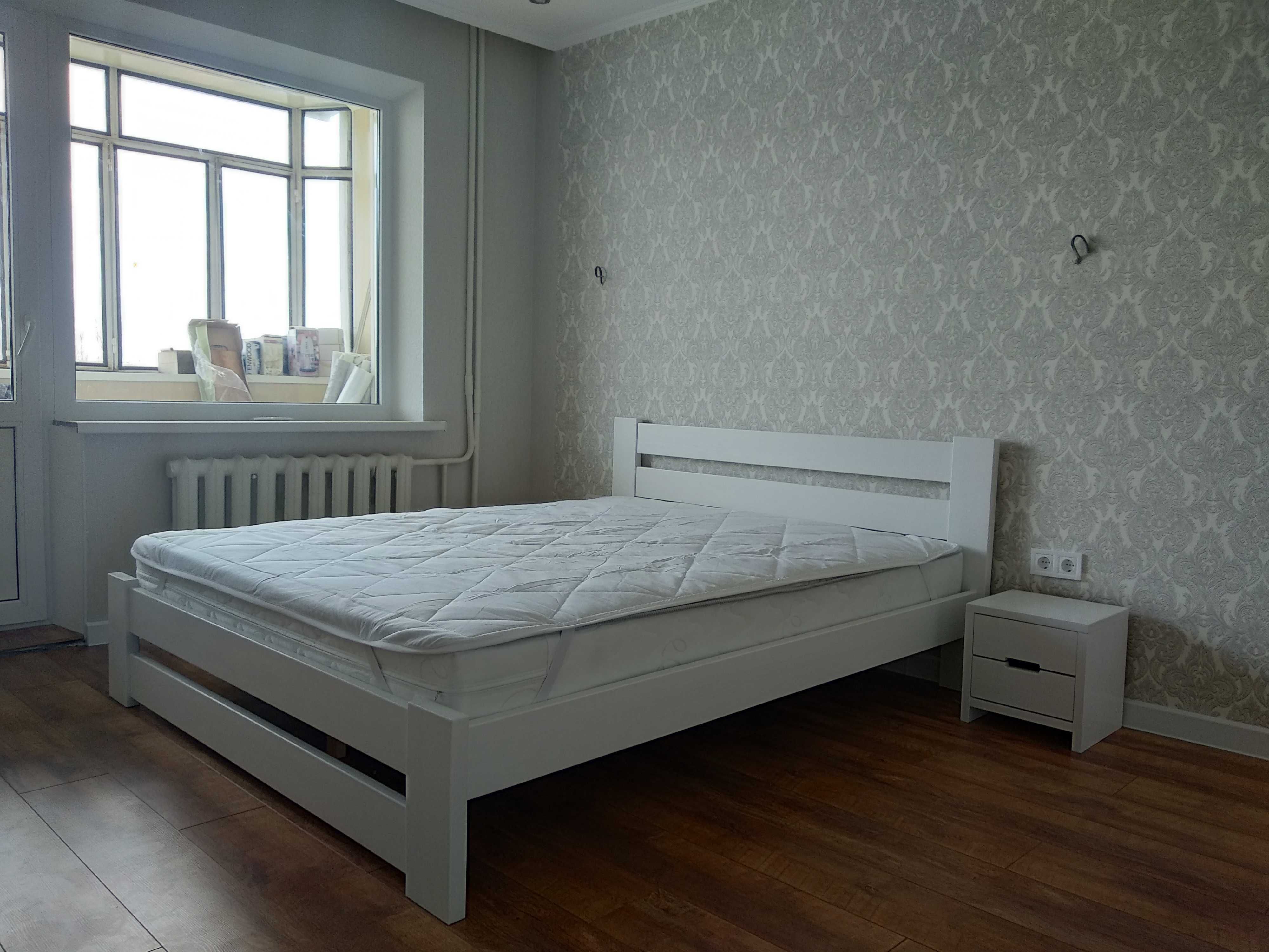 Ліжко Адель двоспальне 160*200 дерев'яне /Кровать дерев'янная
